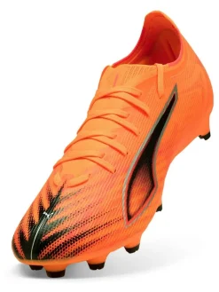 New Puma Orange Mens Ultra 6 Match Firm Ground Football Boots