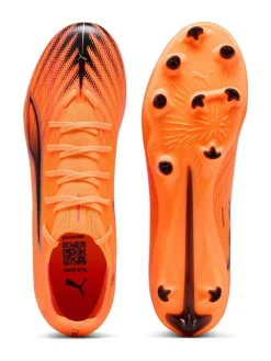 New Puma Orange Mens Ultra 6 Match Firm Ground Football Boots