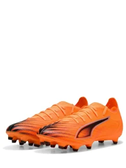New Puma Orange Mens Ultra 6 Match Firm Ground Football Boots