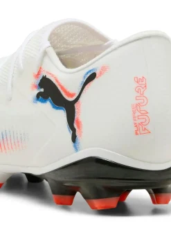 Discount Puma White Mens Future 8 Match Low Firm Ground football Boots