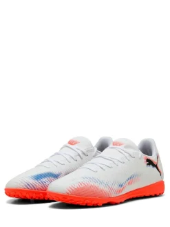 Puma White Mens Future 8 Play Astro Turf Football Boots^ Soccer Cleats