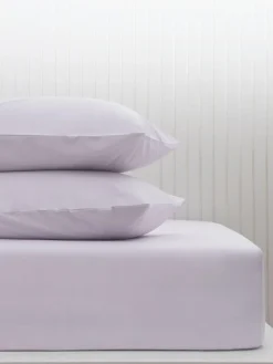 Clearance Next Puple Lilac Cotton Rich Deep Fitted Bed Sheet