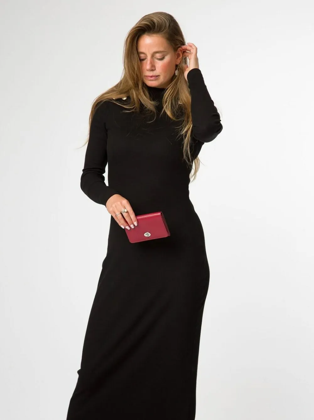 Hot Pure Luxuries London Amber Leather Purse Red