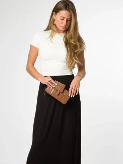 Online Pure Luxuries London April Leather Purse Brown