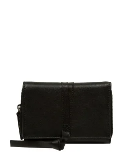 Sale Pure Luxuries London 'Hailey' Leather Purse Black