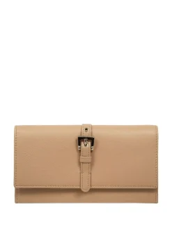 Clearance Pure Luxuries London 'Harriet' Leather Purse Natural
