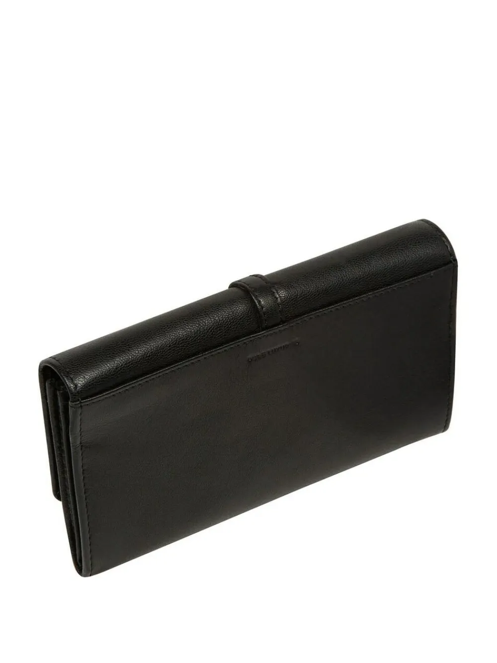 Clearance Pure Luxuries London 'Harriet' Leather Purse Black