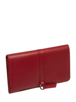 Pure Luxuries London Isla Leather Purse Red