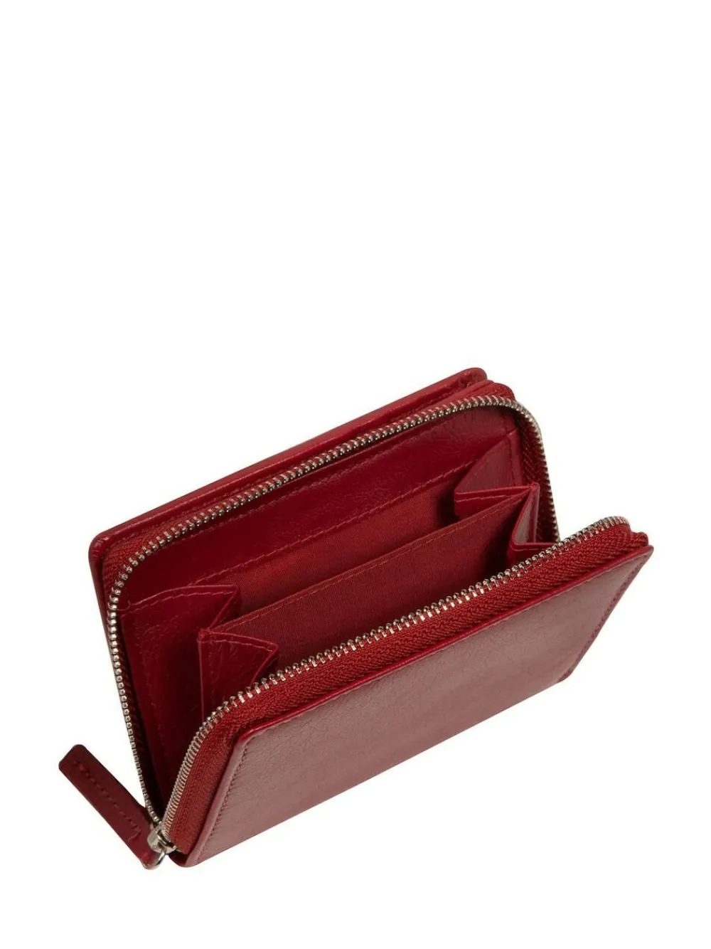 Pure Luxuries London 'Leah' Leather Purse Red