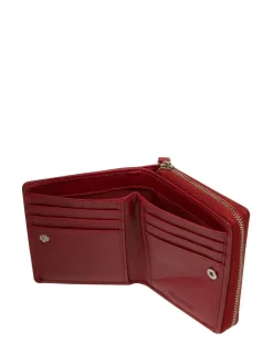 Pure Luxuries London 'Leah' Leather Purse Red
