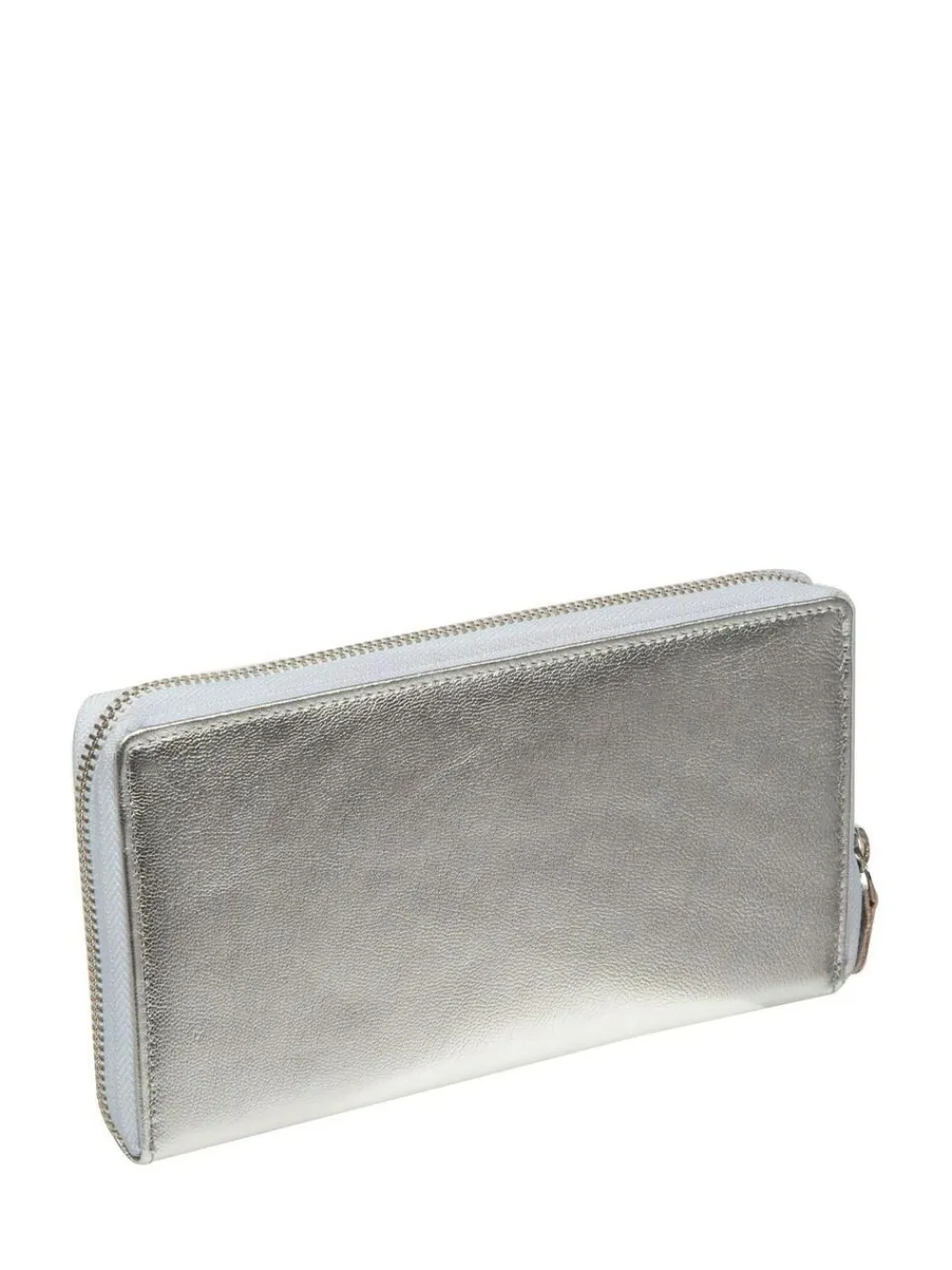 Sale Pure Luxuries London 'Roxy' Leather Purse Silver