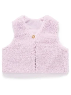 Clearance Purebaby Natural Shearling Reversible Vest