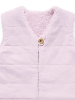 Clearance Purebaby Natural Shearling Reversible Vest