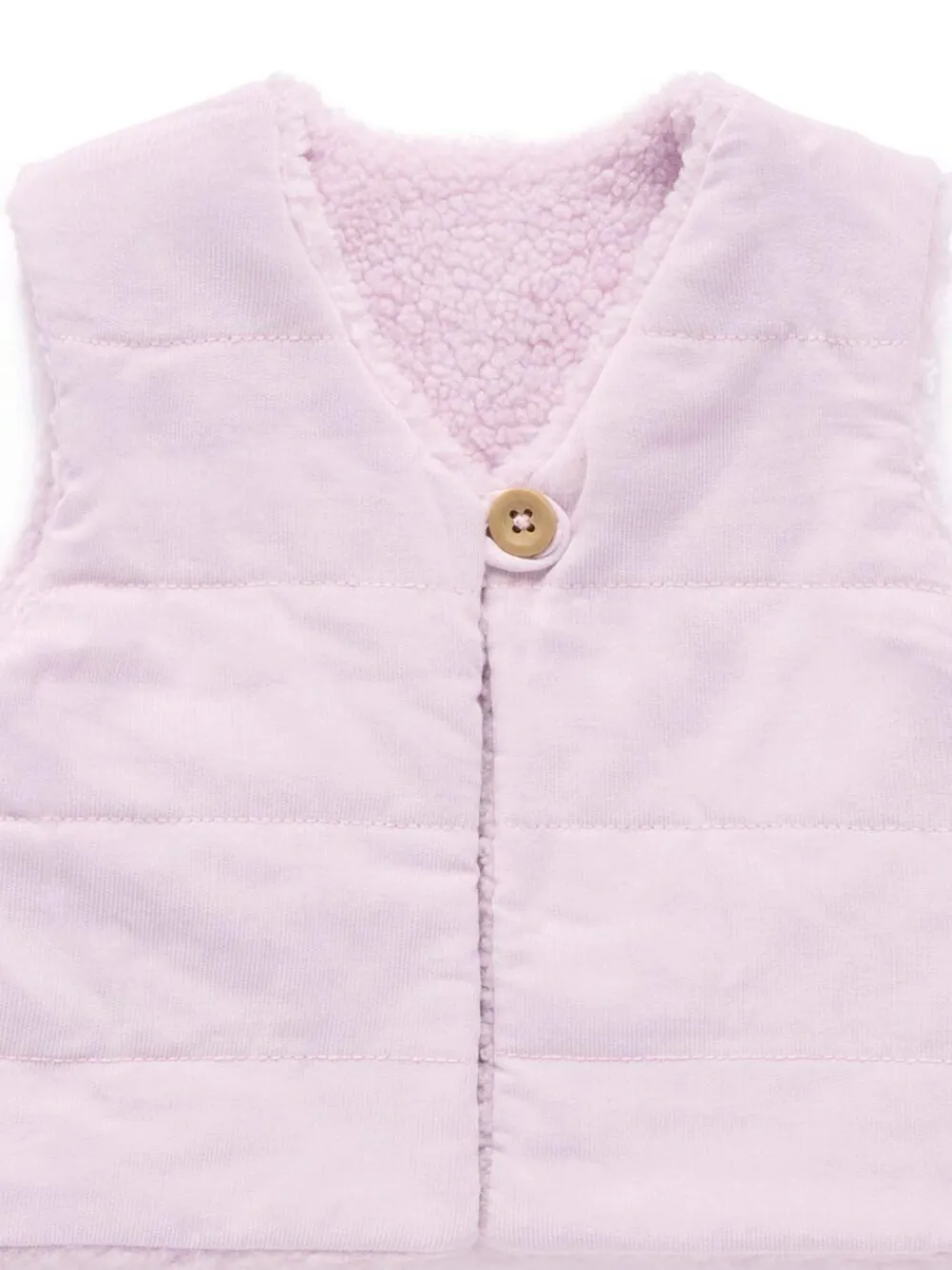 Clearance Purebaby Natural Shearling Reversible Vest