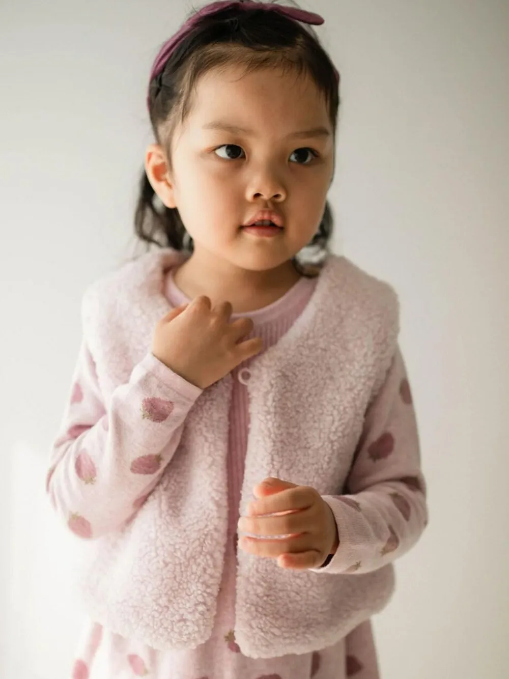 Clearance Purebaby Natural Shearling Reversible Vest