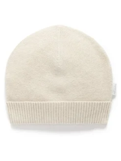 New Purebaby Textured Beanie Natural