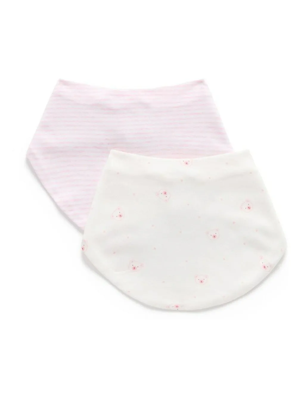 Purebaby Essential Dribble Bibs 2 Pack^ Bibs