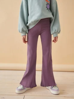 Next Purple 1 Pack Rib Flare Leggings (3-16yrs)^ Pants & Leggings|Pants & Leggings