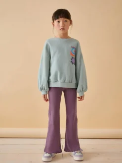 Next Purple 1 Pack Rib Flare Leggings (3-16yrs)^ Pants & Leggings|Pants & Leggings