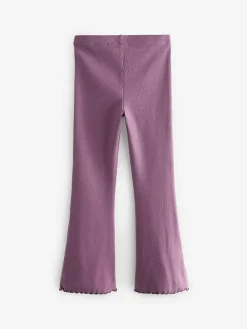 Next Purple 1 Pack Rib Flare Leggings (3-16yrs)^ Pants & Leggings|Pants & Leggings