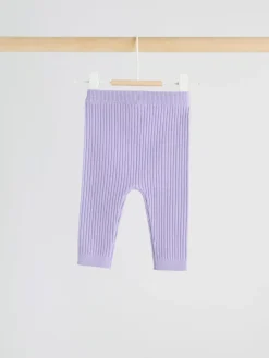 Next Purple Baby Knitted Jumper and Leggings Set 2 Piece (0mths-3yrs)^ Newborn Clothing|Sets & Co-Ords