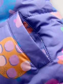 Outlet Next Shower Resistant Faux Fur Trim Snowsuit (3mths-7yrs) Purple Character