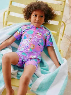 Next Purple Character Sunsafe Swimsuit (3mths-10yrs)^ Swimwear|Swimwear