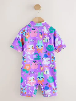 Next Purple Character Sunsafe Swimsuit (3mths-10yrs)^ Swimwear|Swimwear