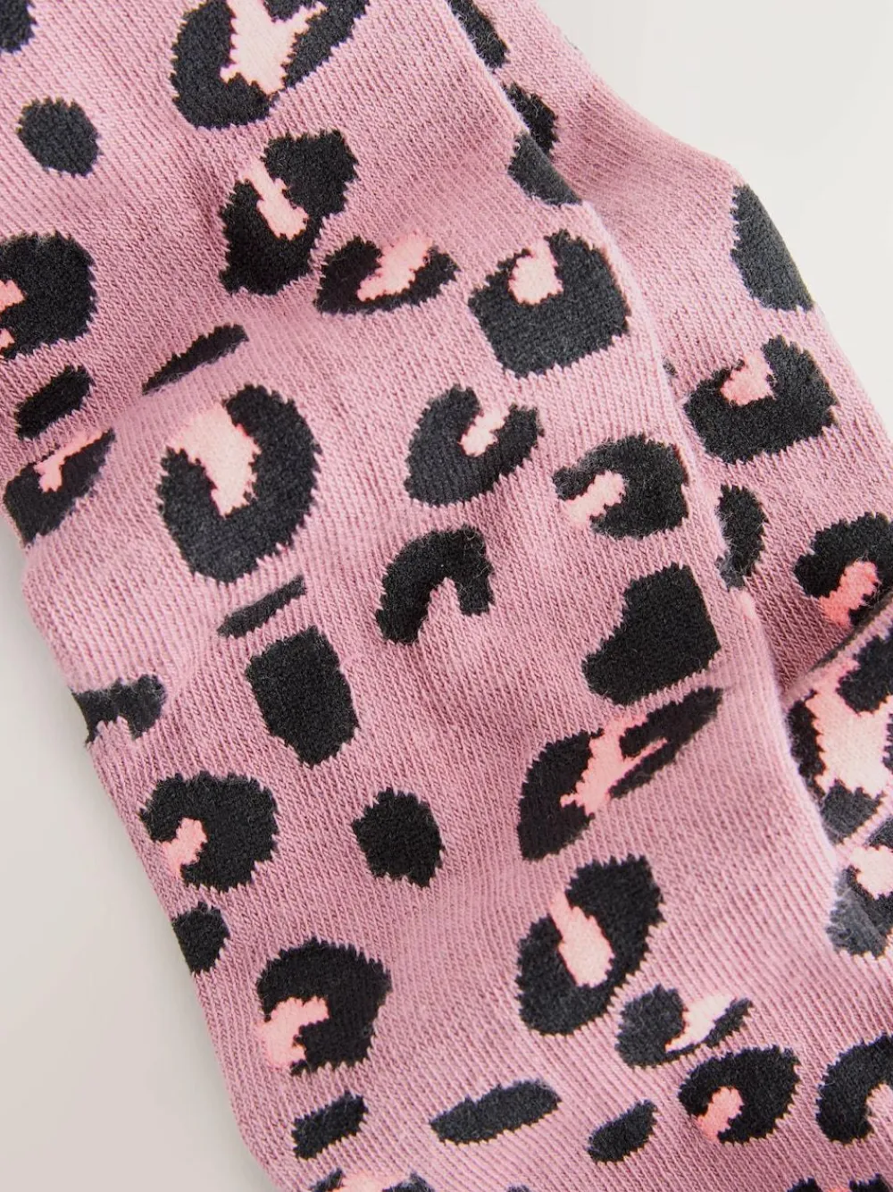 Discount Next Purple Cotton Rich Animal Print Tights