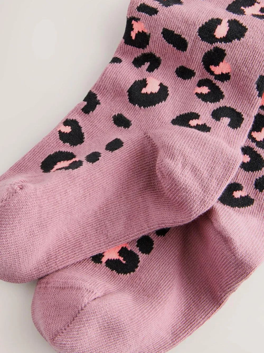 Discount Next Purple Cotton Rich Animal Print Tights