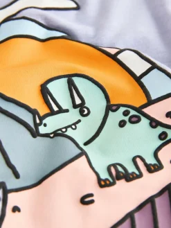 Next Purple Dinosaur Short Sleeve Graphic T-Shirt (3mths-7yrs)