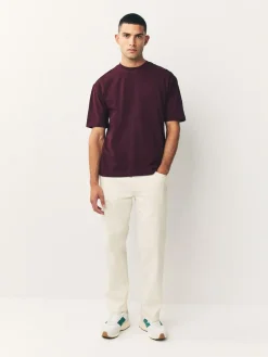 Next Purple Fig Relaxed Fit Heavyweight T-Shirt^ Nightwear|Tops & T-Shirts