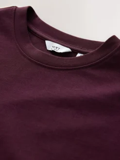 Next Purple Fig Relaxed Fit Heavyweight T-Shirt^ Nightwear|Tops & T-Shirts