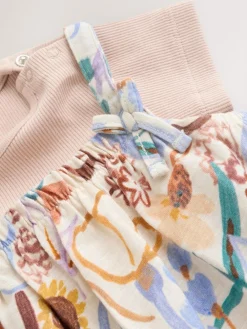 Next Baby Jersey Dungarees and Bodysuits Set 2 Piece (0mths-3yrs)^ Rompers & Overalls