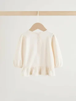 Hot Next Purple Flower Baby T-Shirts And Trousers 2 Piece Set (0mths-2yrs)