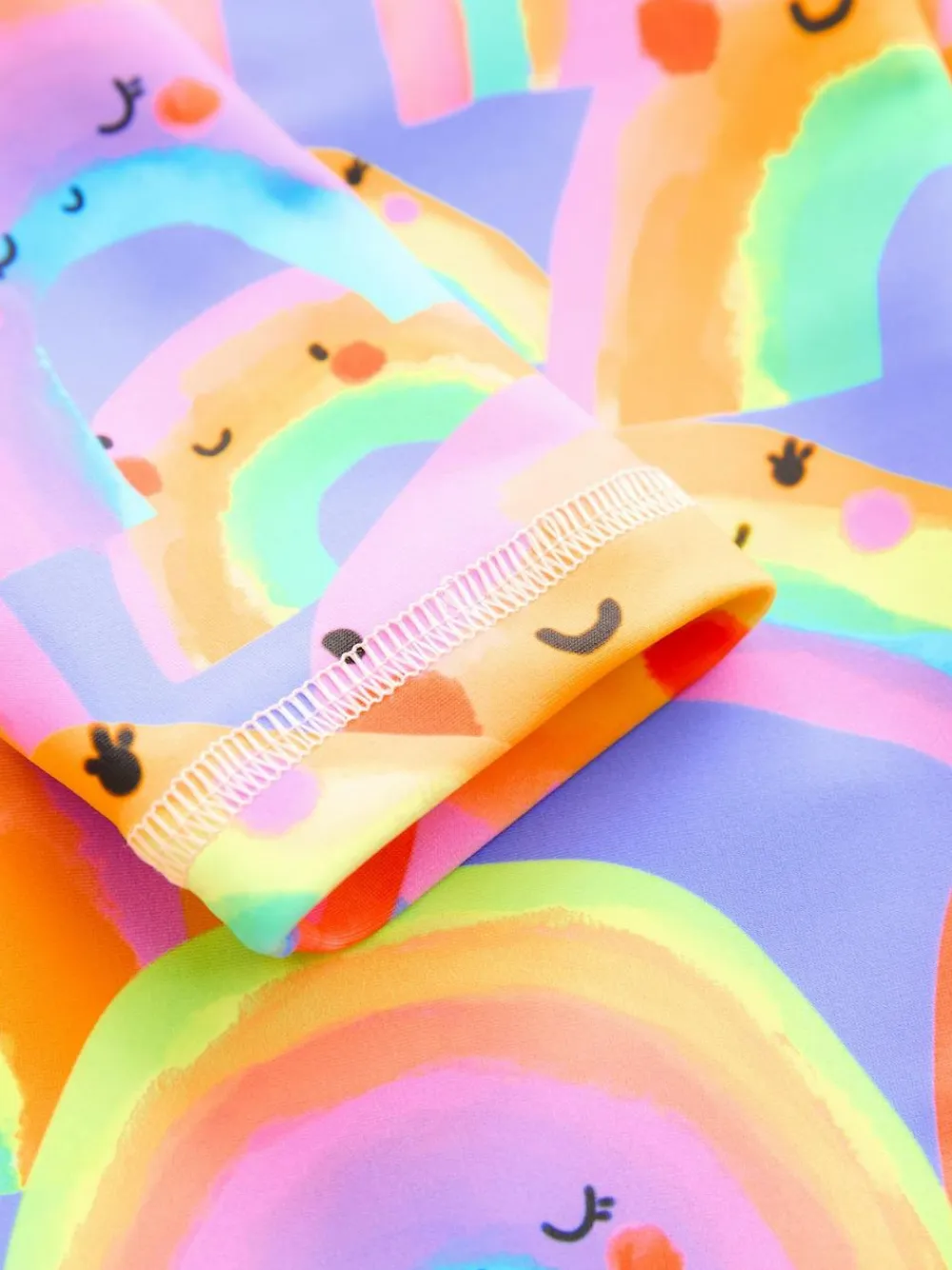 Next Long Leg Sunsafe Swimsuit (3mths-7yrs) Purple Rainbow