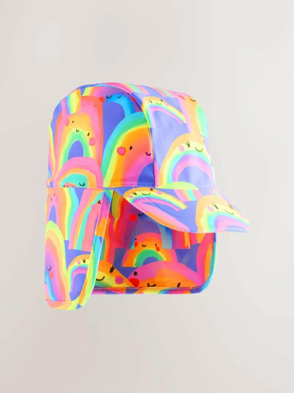 Clearance Next Swim Legionnaire Hat (3mths-10yrs) Purple Rainbow