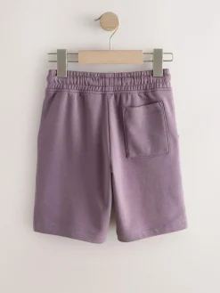 Next Purple Regular Fit Basic Shorts (3-16yrs)^BOY Shorts