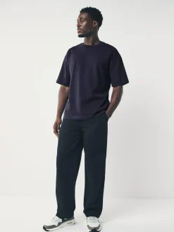 Next Purple Relaxed Fit Heavyweight T-Shirt^ Tops & T-Shirts