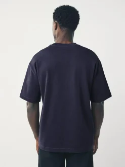 Next Purple Relaxed Fit Heavyweight T-Shirt^ Tops & T-Shirts