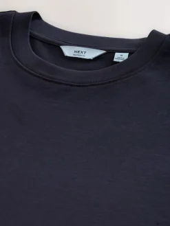 Next Purple Relaxed Fit Heavyweight T-Shirt^ Tops & T-Shirts