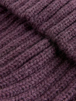New Next Purple Rib Pom Beanie (3mths-16yrs)