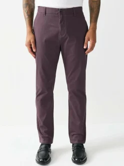 Next Purple Slim Fit Stretch Chinos Trousers^ Pants & Chinos