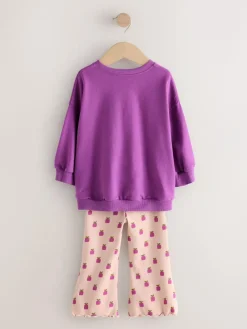 Sale Next Sweatshirt Set 4 Pack (3mths-7yrs) Purple