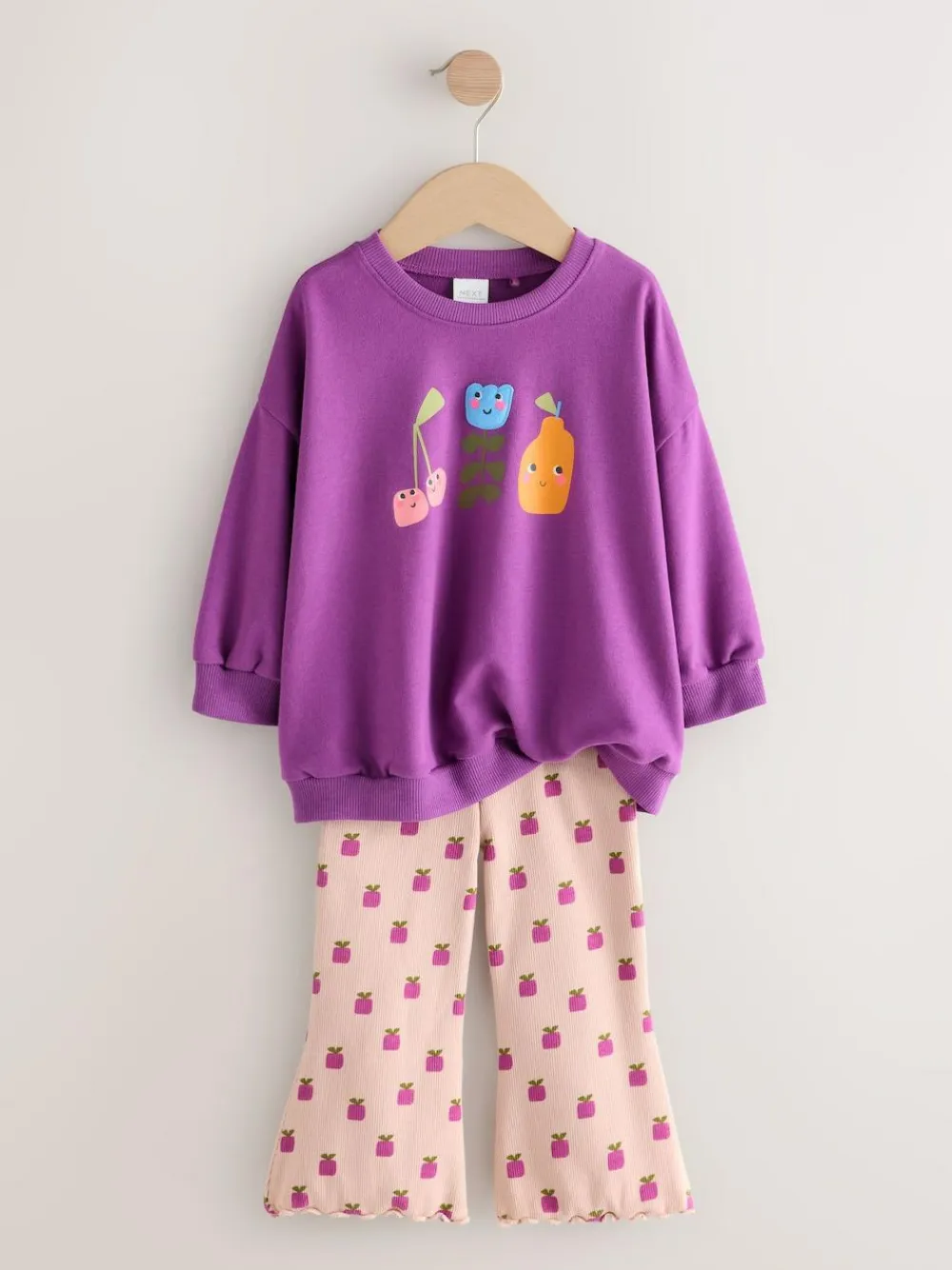 Sale Next Sweatshirt Set 4 Pack (3mths-7yrs) Purple