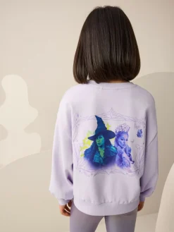 Sale Next Purple Wicked Long Sleeve Sweat Top (3-16yrs)