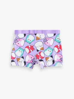 Next Purple/Green Squishmallow Short Briefs 5 Pack (5-14yrs)^ Underwear