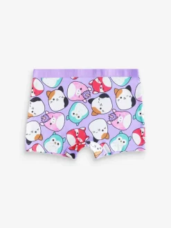 Next Purple/Green Squishmallow Short Briefs 5 Pack (5-14yrs)^ Underwear
