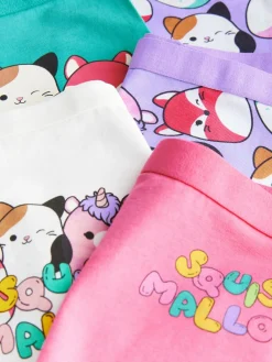 Next Purple/Green Squishmallow Short Briefs 5 Pack (5-14yrs)^ Underwear