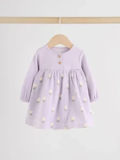 Next Purple/Pink Baby Woven Dress 2 Pack (0mths-3yrs)^ Dresses